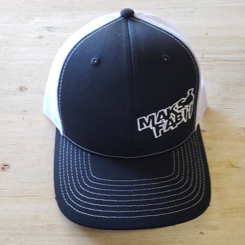 Maks Fab Snapback Hat - Black/White
