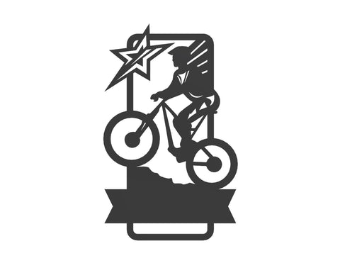 Mountain Bike Male Personalized Sign