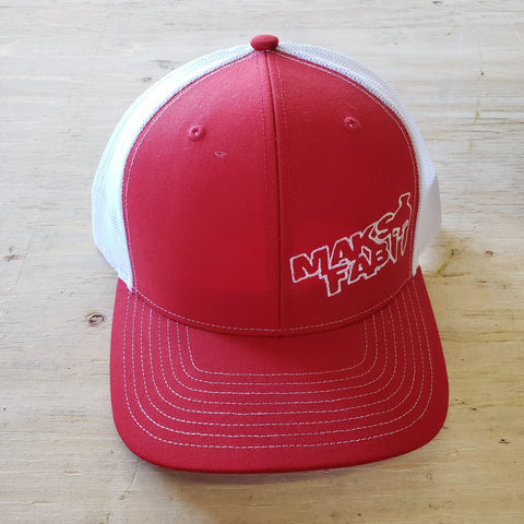 Maks Fab Snapback Hat - Red/White