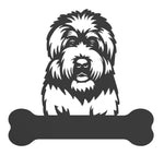 Black Russian Terriers Metal Sign