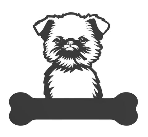 Brussels Griffons Metal Sign