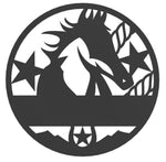 Horse V3.0 Metal Sign