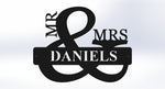 Mr & Mrs Monogram