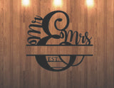 Mr & Mrs - Est. Monogram