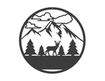 Outdoor Deer Monogram