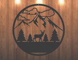Outdoor Deer Monogram